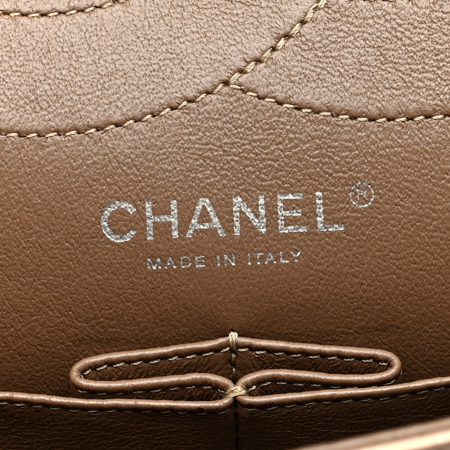Metallic Aged Calfskin Quilted 2.55 Reissue 227 Flap Bronze