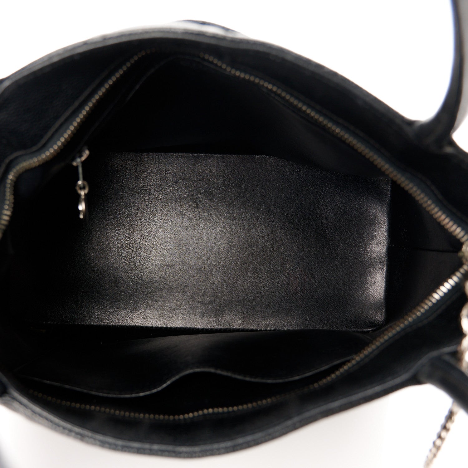 Caviar Quilted Medallion Tote Black