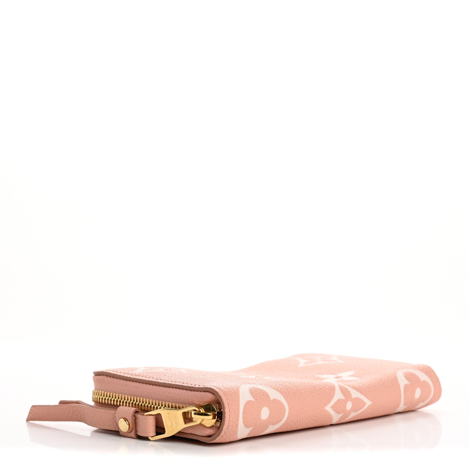 Empreinte Monogram Giant Zippy Wallet Rose Trianon Creme