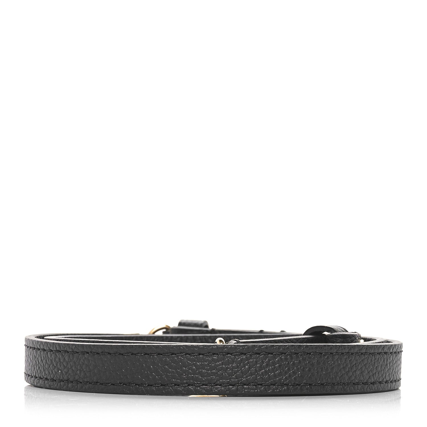 Calfskin Buci Shoulder Strap Black