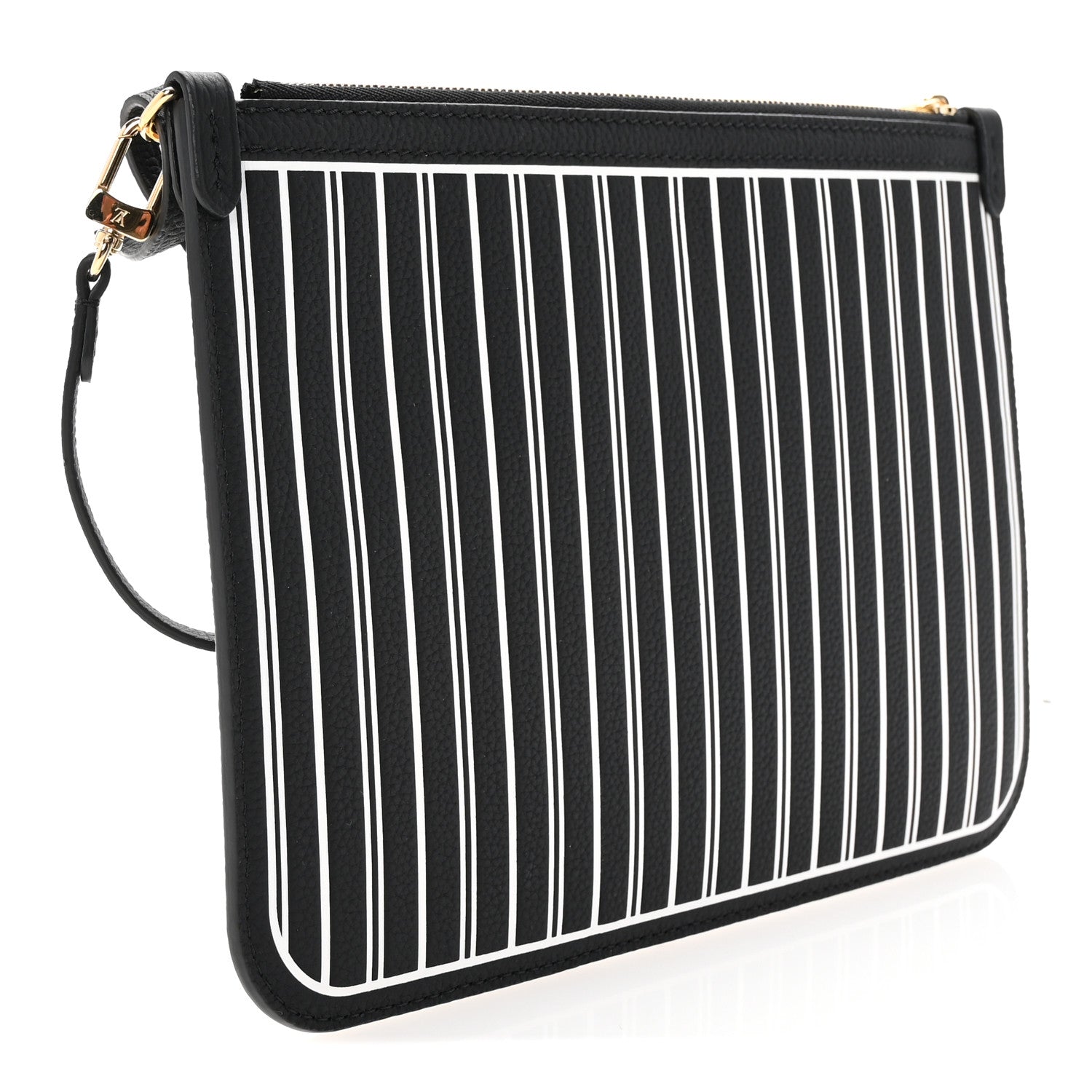 Calfskin Neverfull Inside Out MM Pochette Black