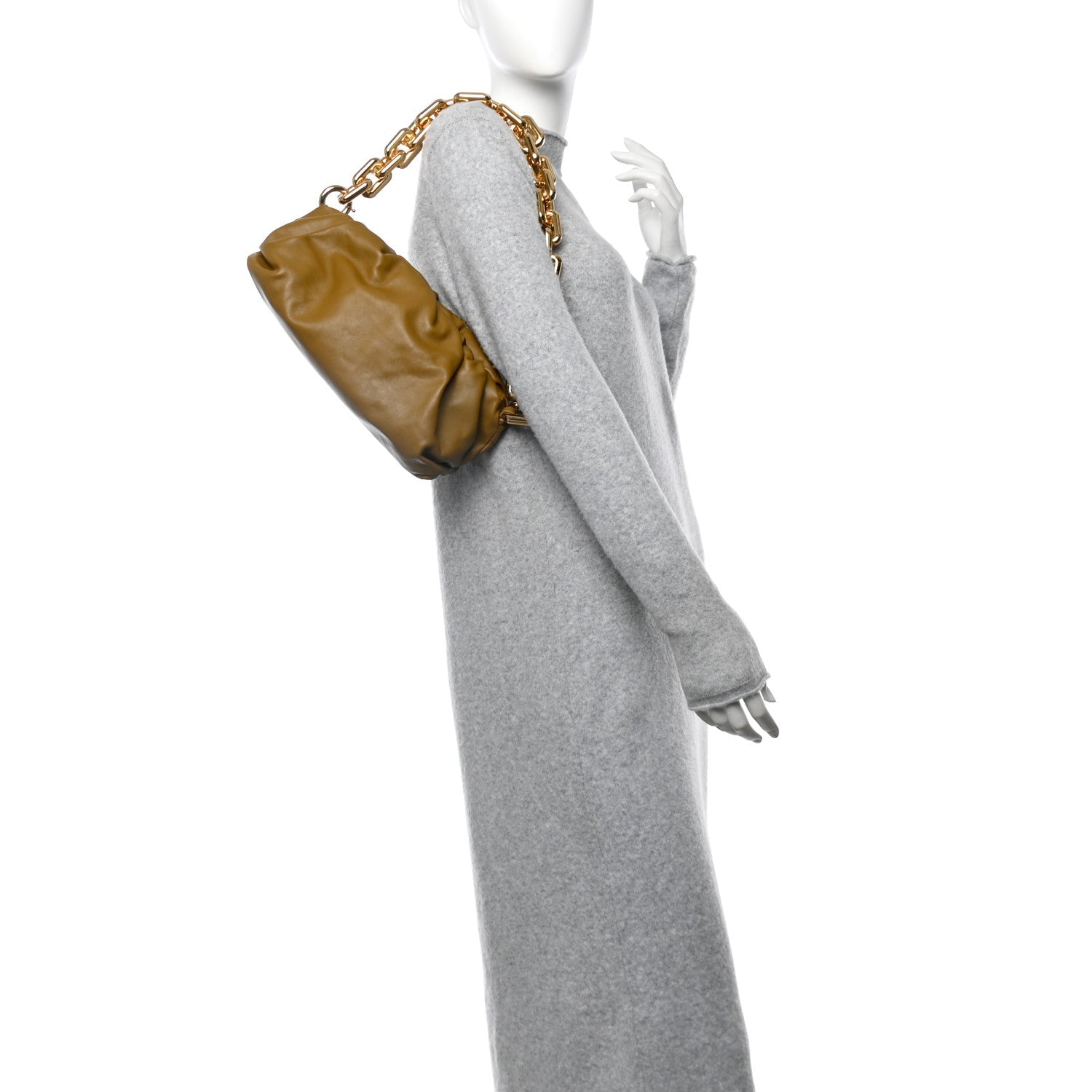 Calfskin The Pouch Chain Teak