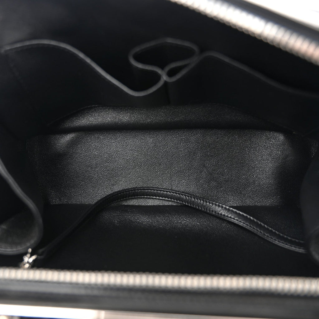Lambskin Quilted Medium Trendy CC Bowling Bag Black