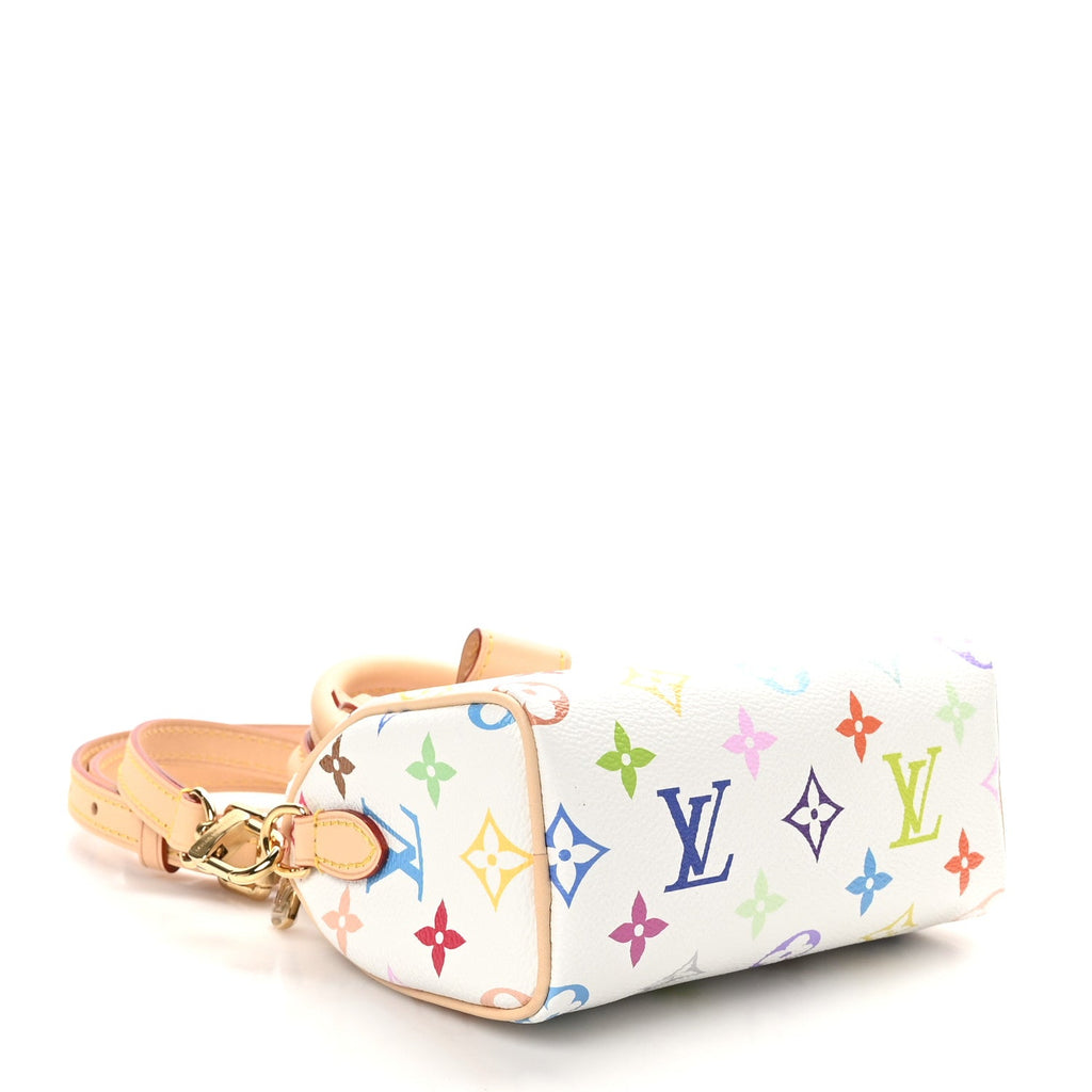 LV X TM Monogram Multicolor Nano Speedy White