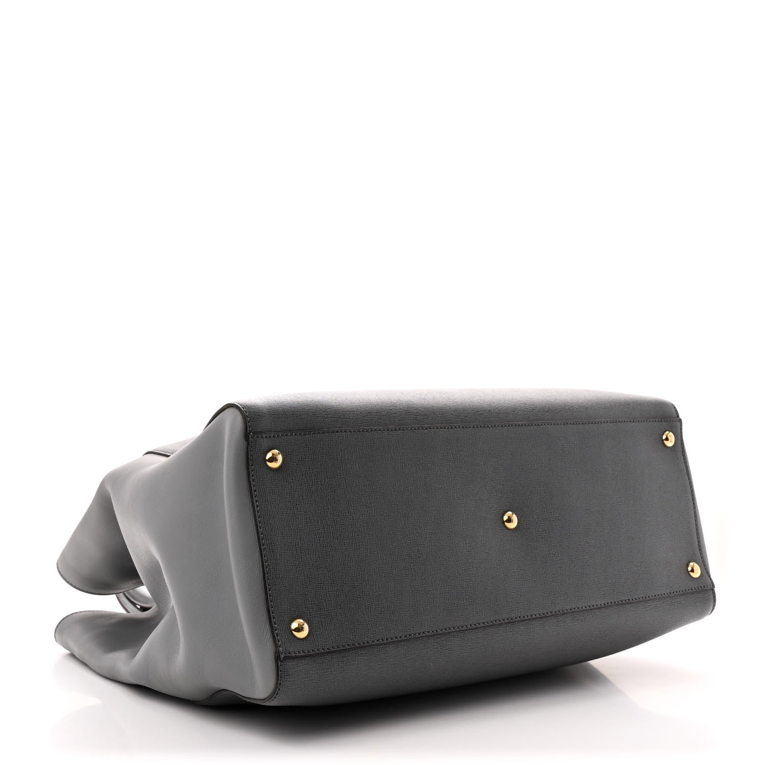 Vitello Large 2Jours Tote Grigio Grigio Chiaro