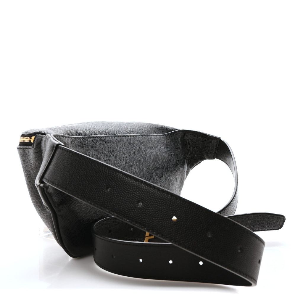 Grain De Poudre Monogram Belt Bag Black