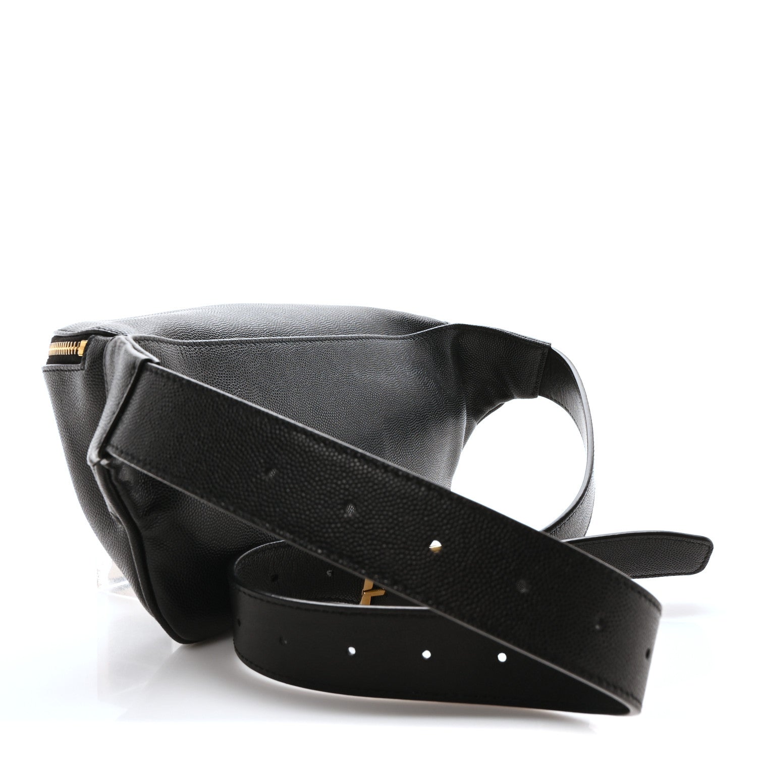 Grain De Poudre Monogram Belt Bag Black