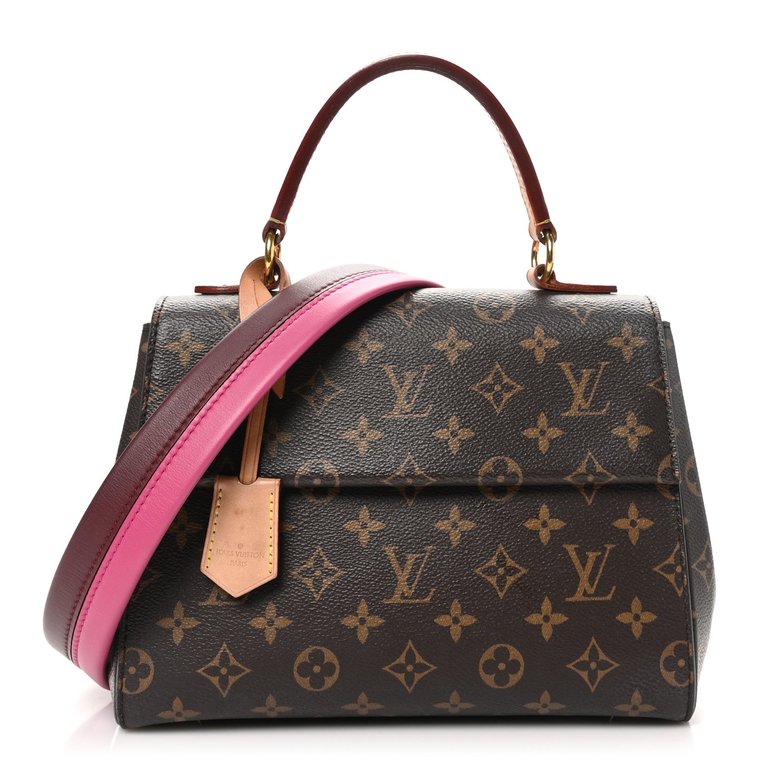 Monogram Cluny BB Bordeaux Fuchsia