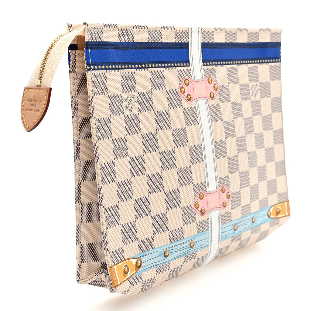 Damier Azur Summer Trunks Saint Barths Toiletry Pouch 26