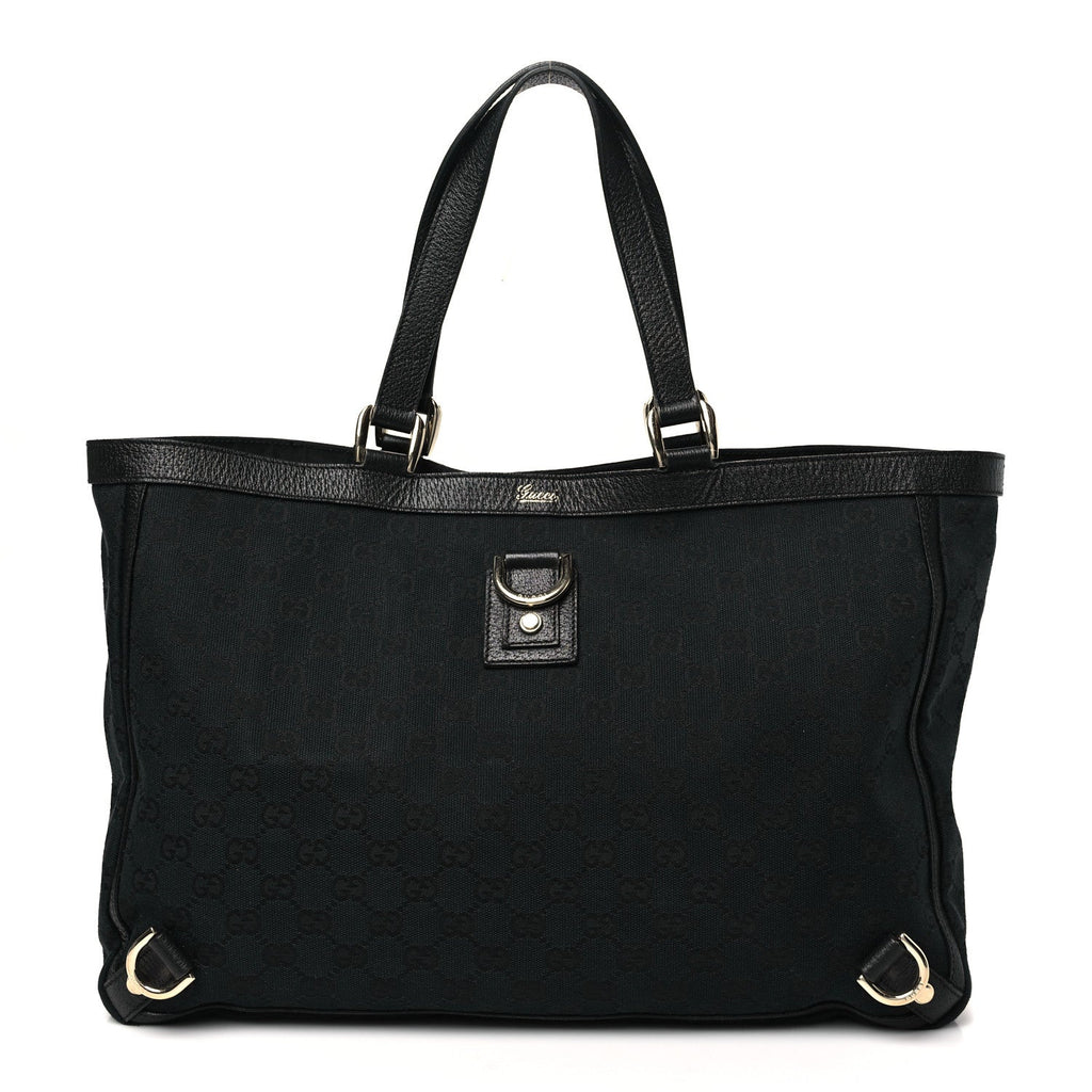 Monogram Large Abbey Tote Black
