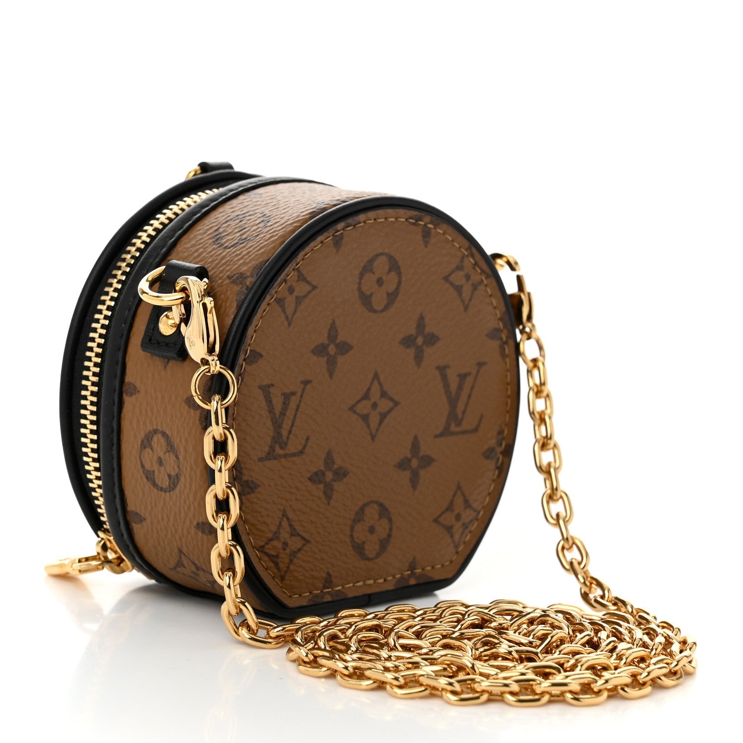 Reverse Monogram Boite Chapeau Necklace