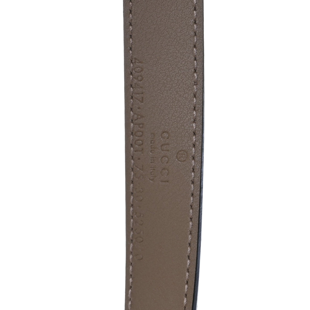 Moon Calfskin Double G 20mm Belt 75 30 Natural Tan