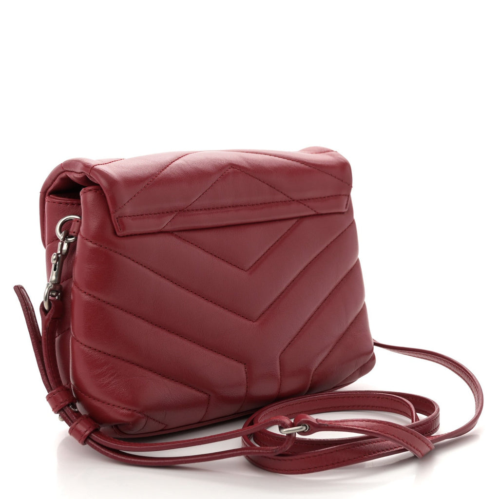 Calfskin Y Quilted Monogram Toy Loulou Crossbody Bag New Lipstick