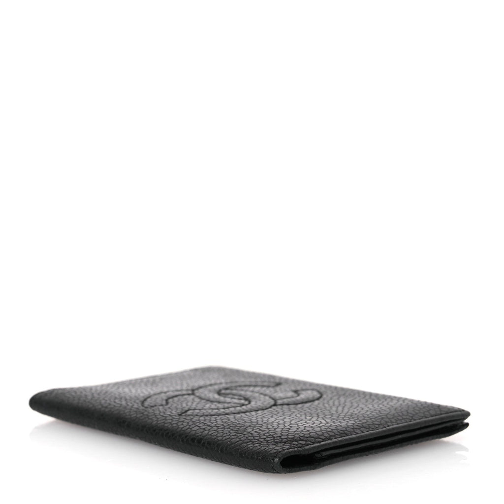 Caviar Timeless CC  Holder Wallet Black