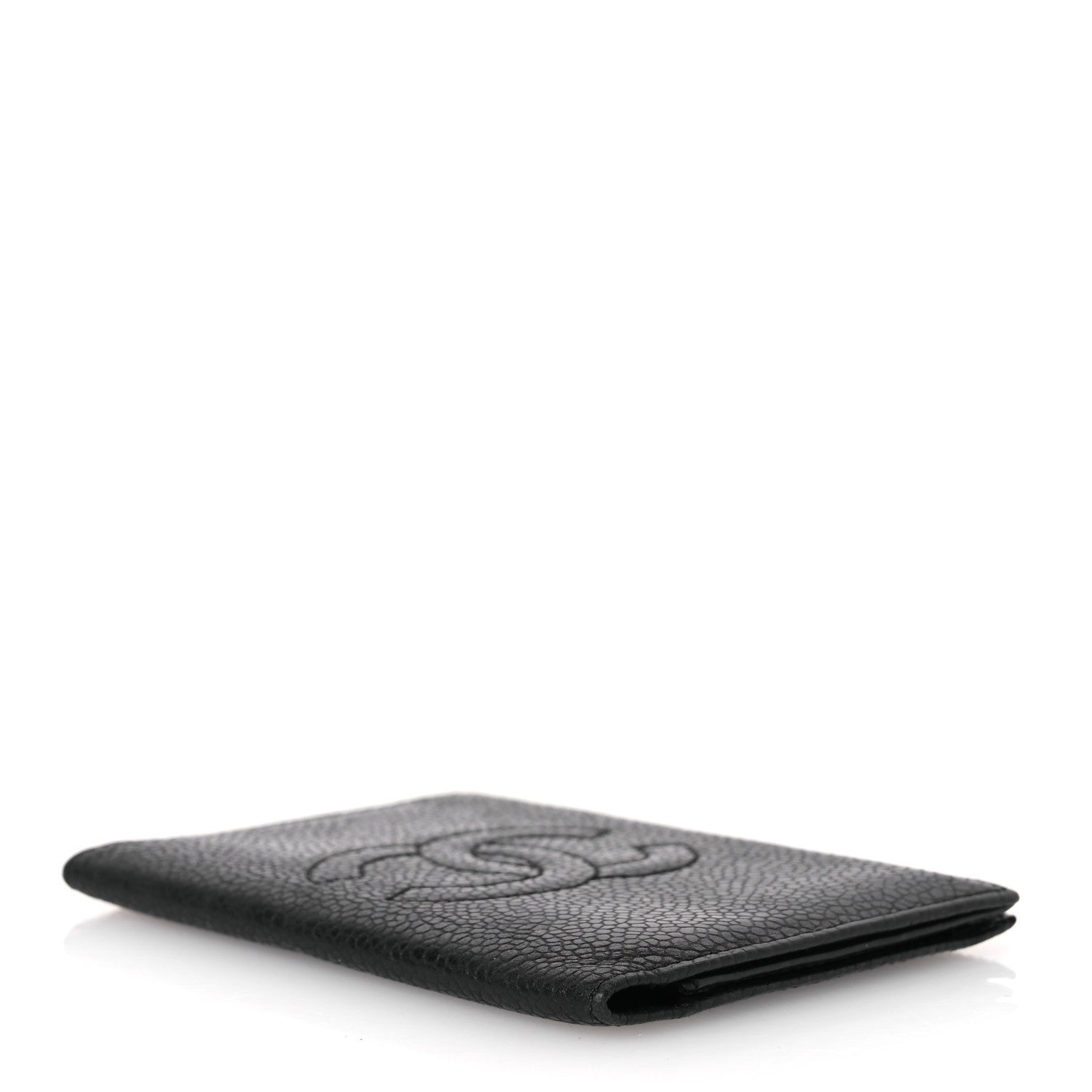 Caviar Timeless CC  Holder Wallet Black