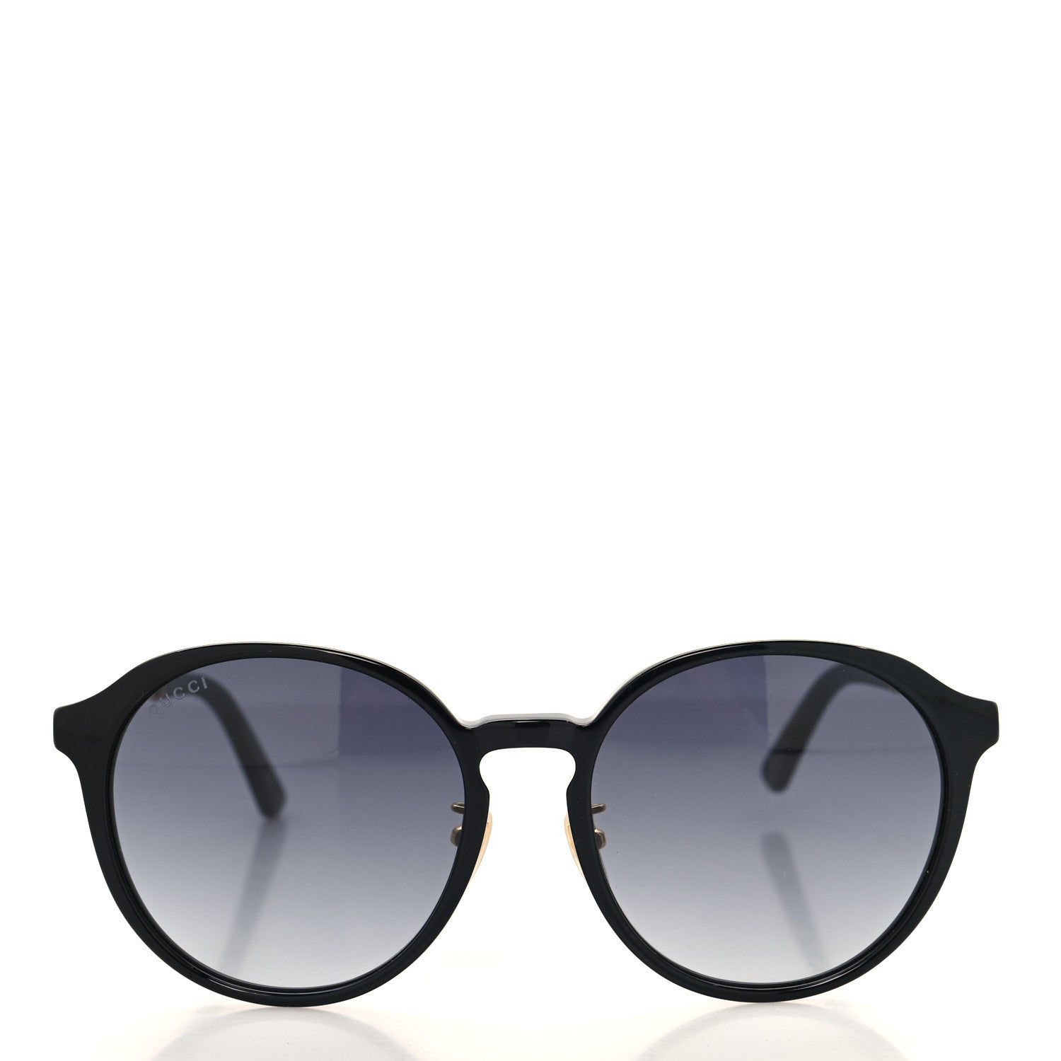 Acetate Round Frame Sunglasses GG0205SK Black