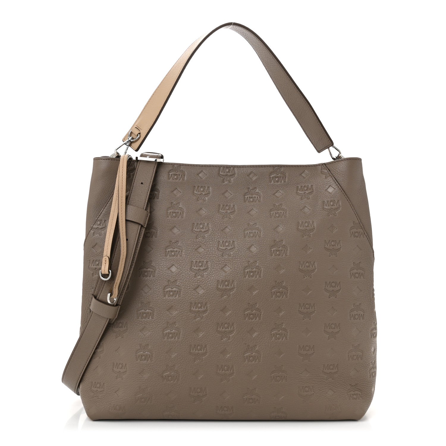 Calfskin Ottomar Monogram Large Klara Hobo Urban Taupe