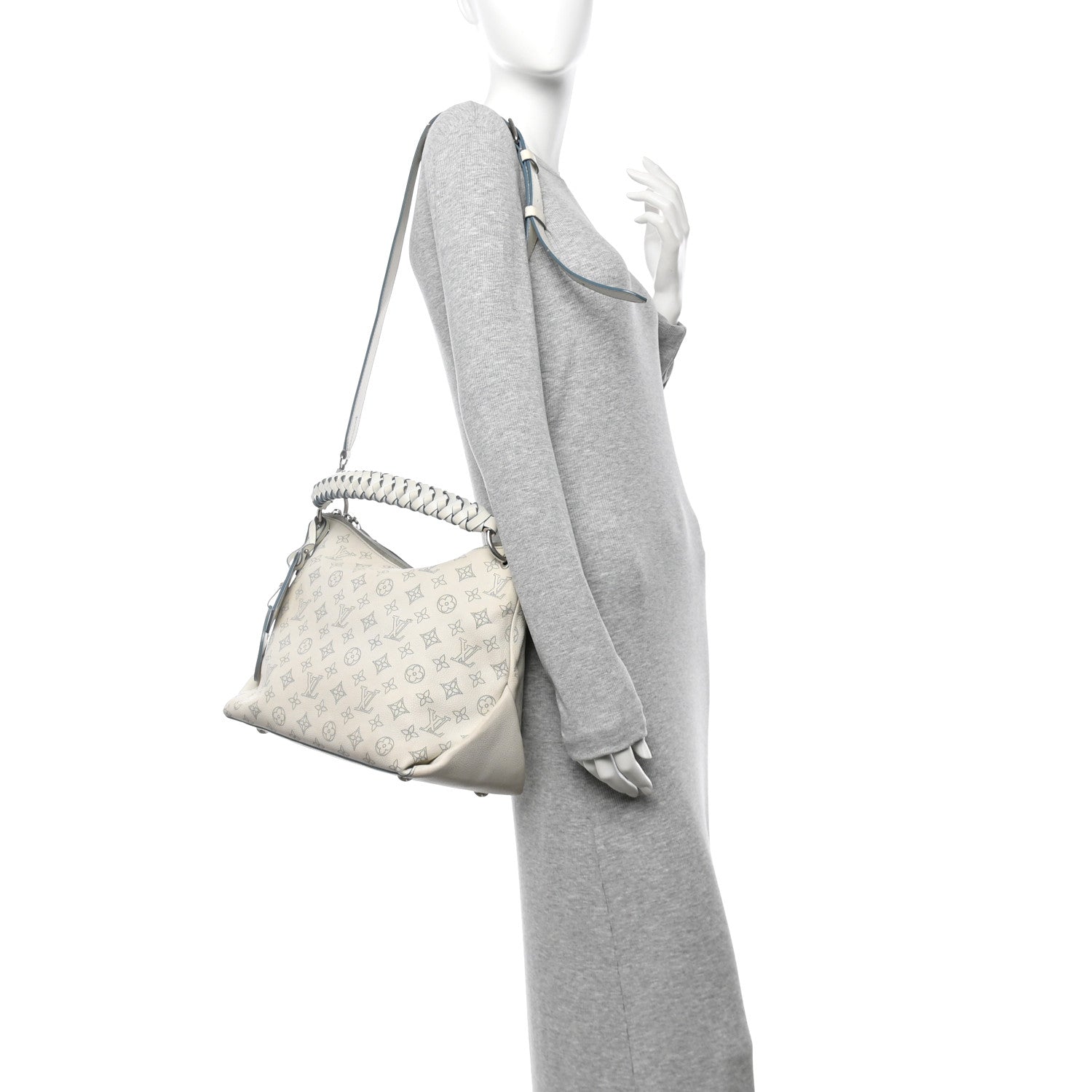 Mahina Beaubourg Hobo MM Snow Orage Blue
