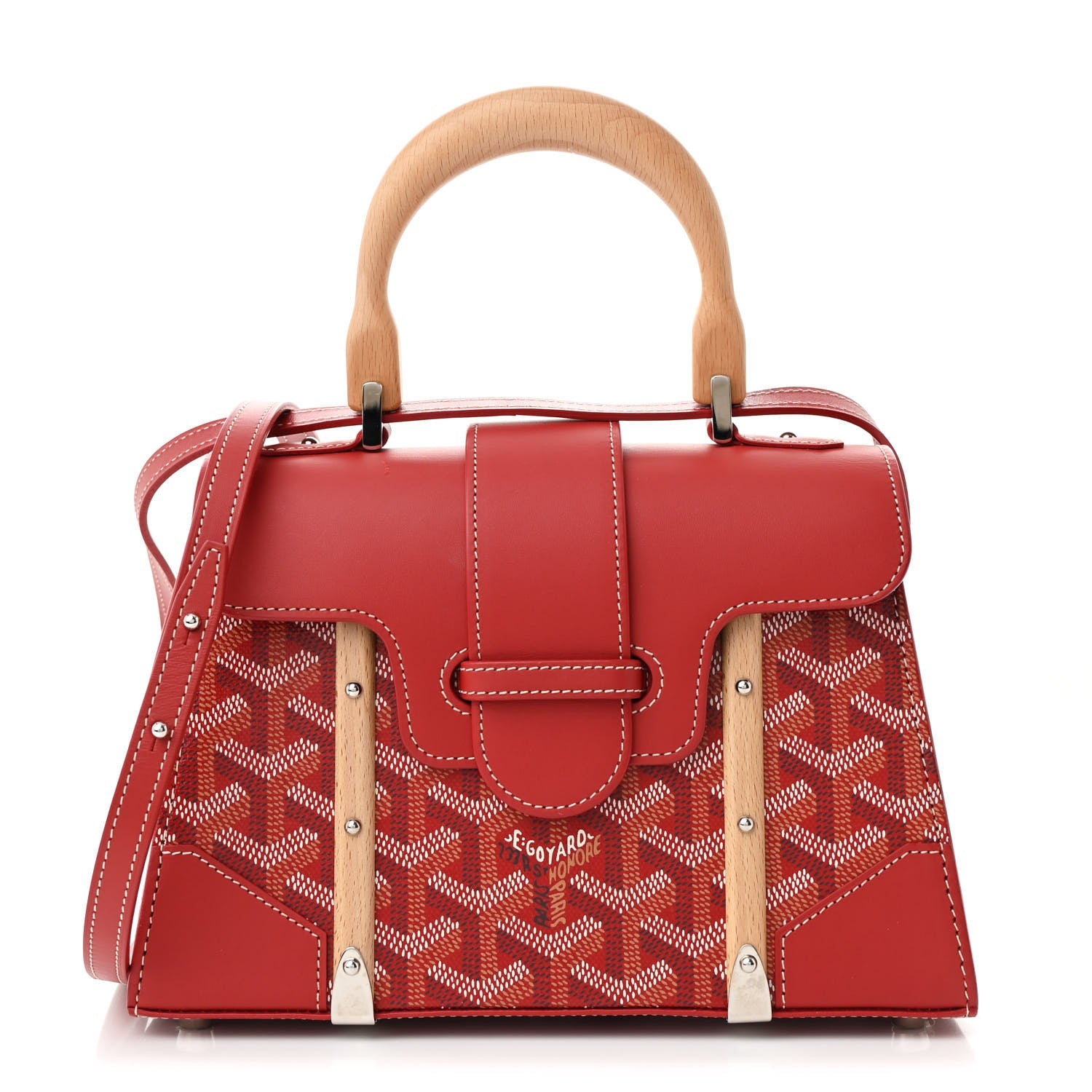 Goyardine Structure Mini Saigon Red