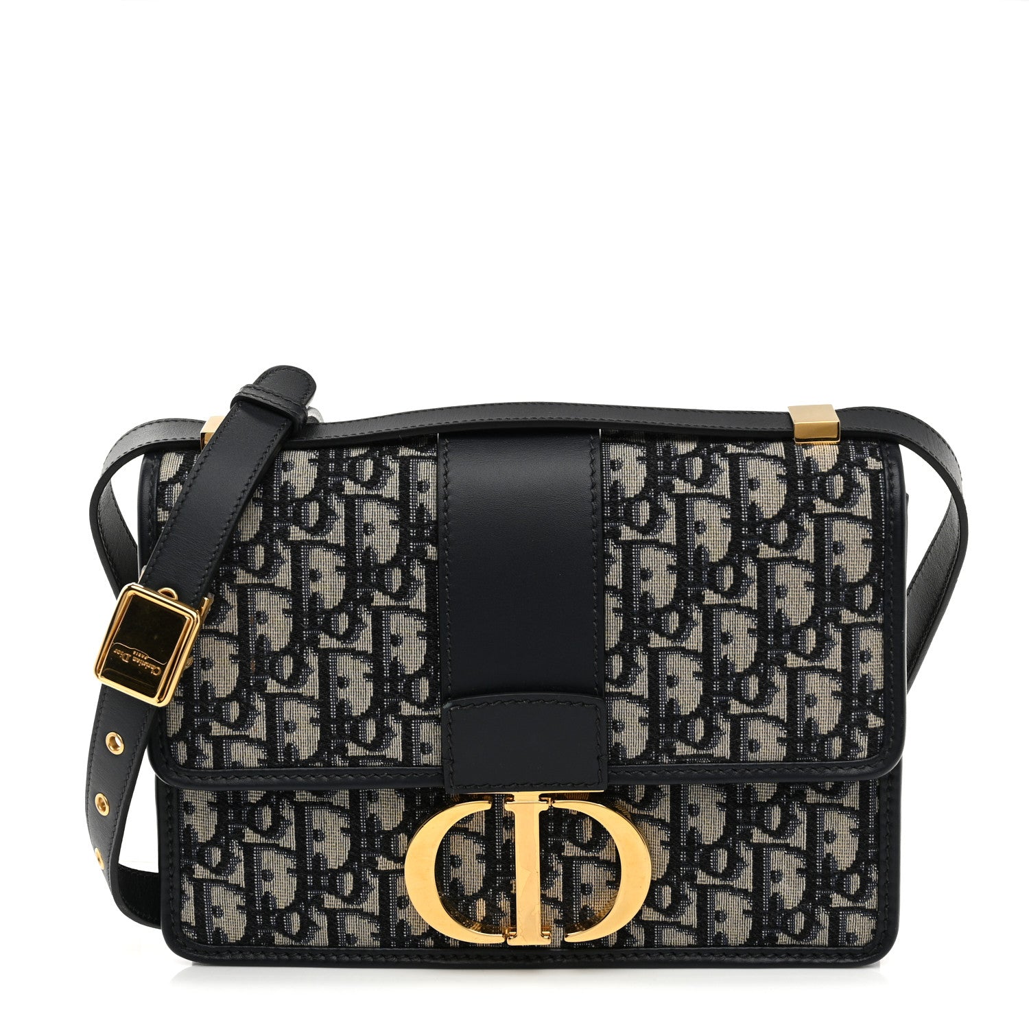 Oblique 30 Montaigne Flap Bag Blue