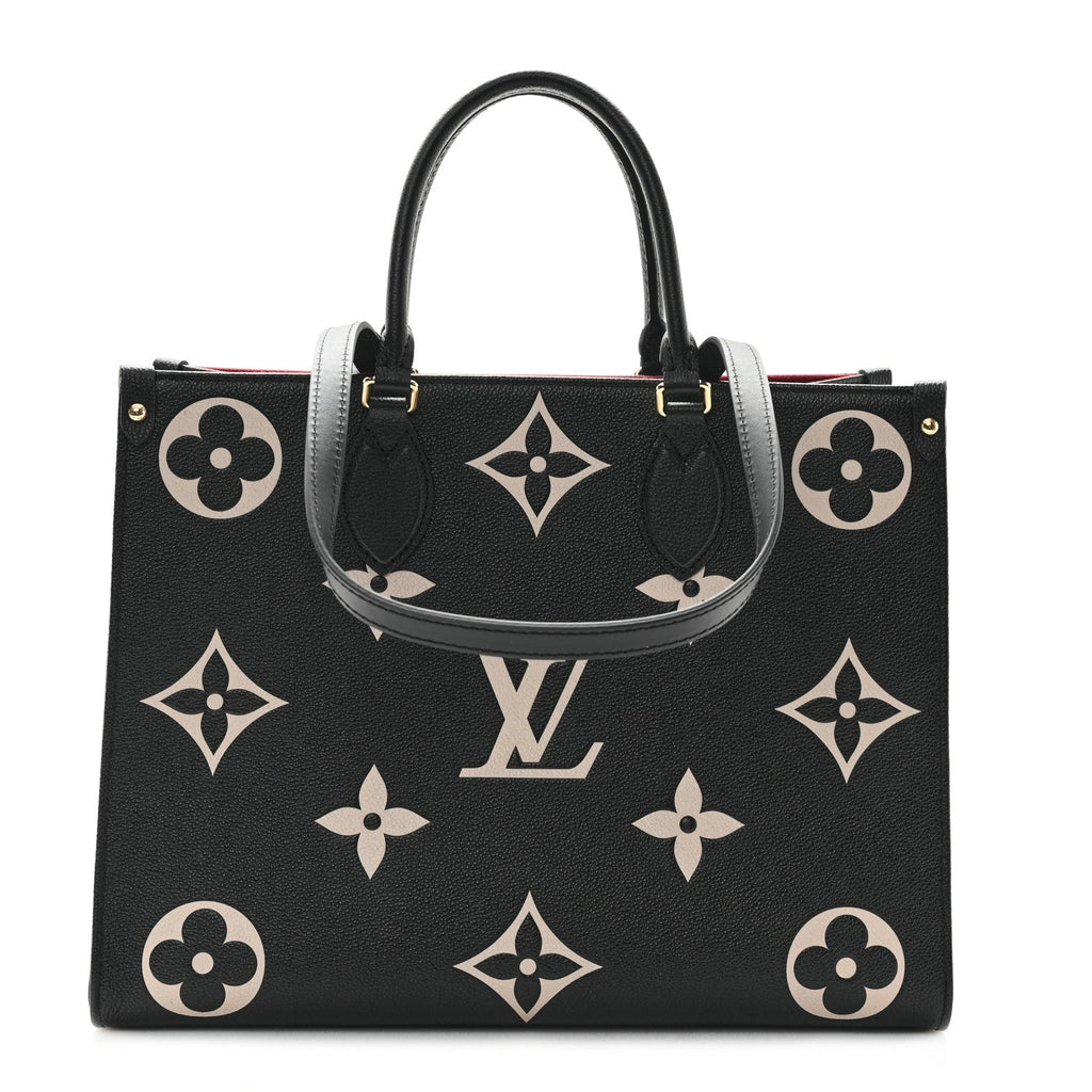 Empreinte Monogram Giant Onthego MM Black Beige