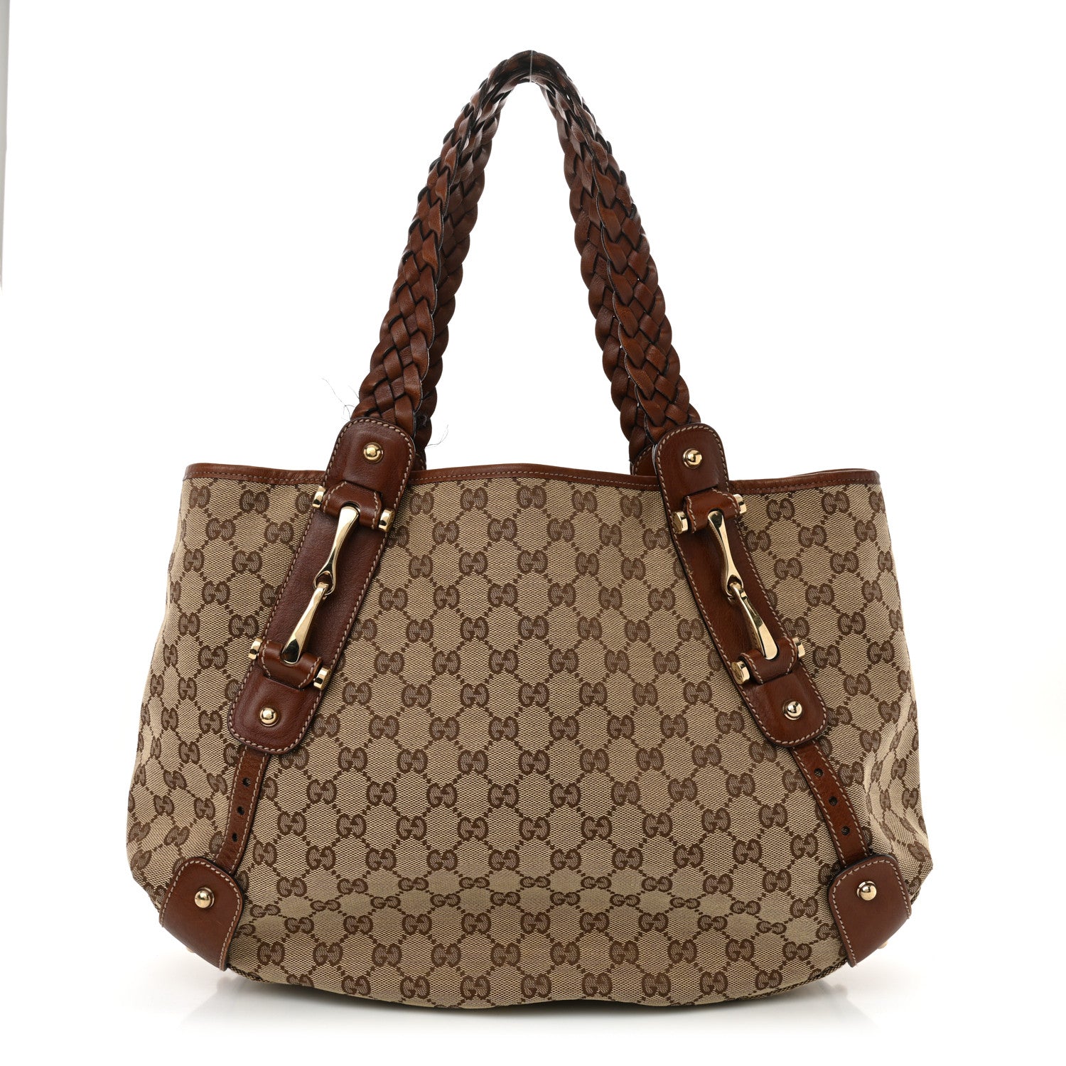 Monogram Medium Pelham Shoulder Bag Brown