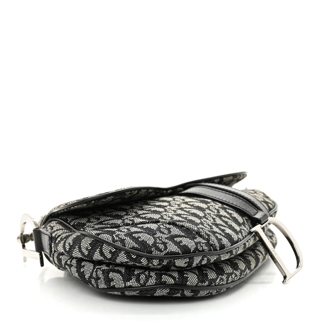Monogram Saddle Bag Black