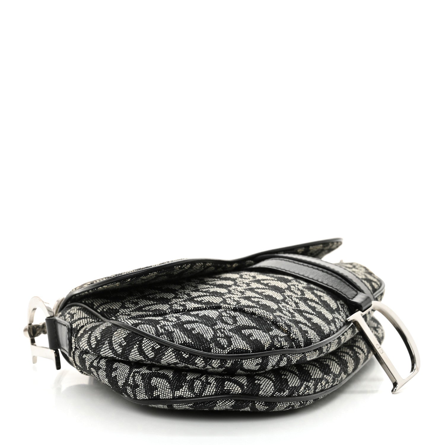 Monogram Saddle Bag Black