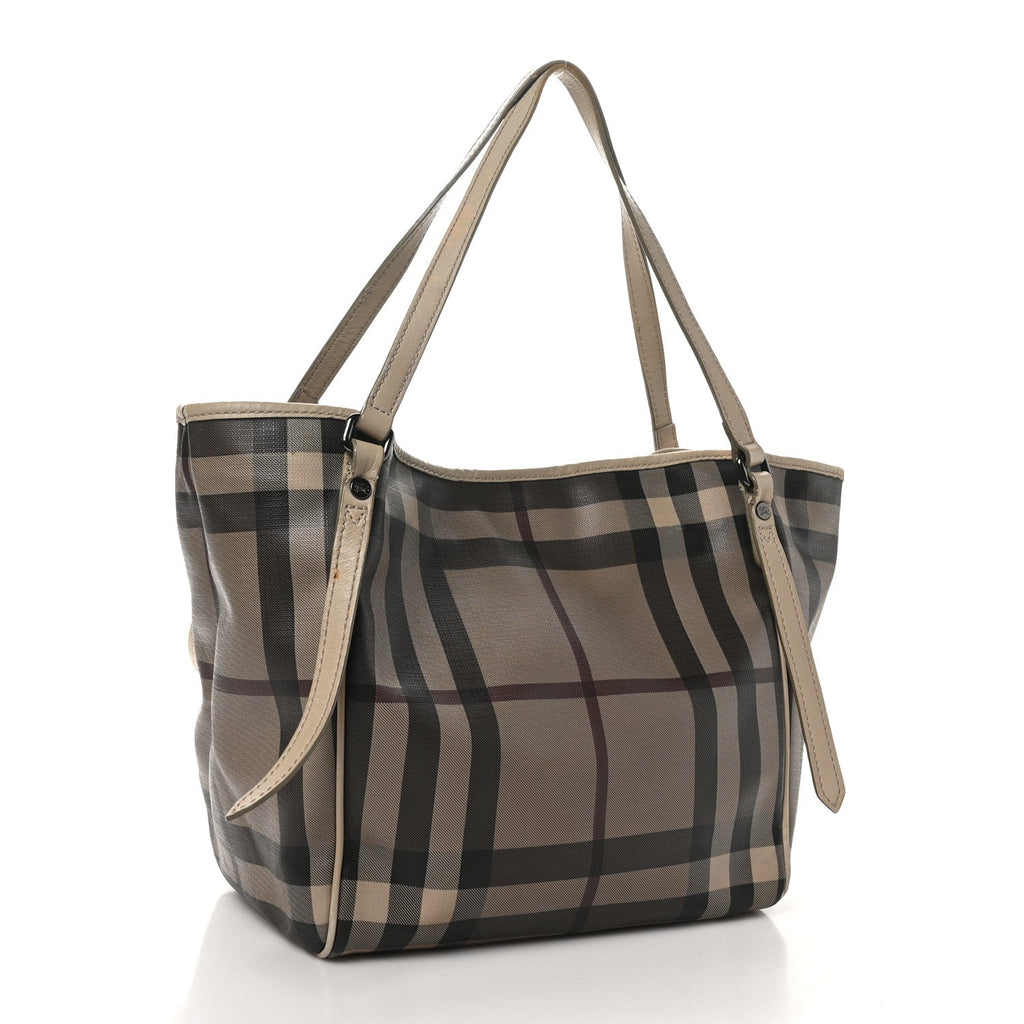 Smoked Check Small Canterbury Tote Trench