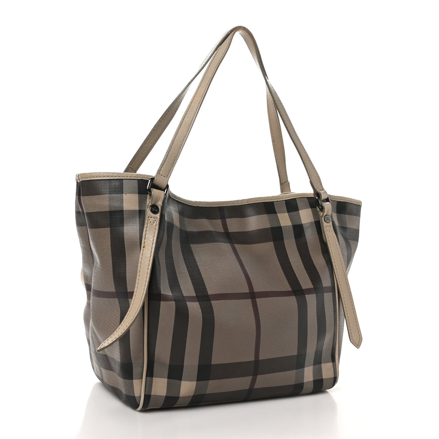 Smoked Check Small Canterbury Tote Trench