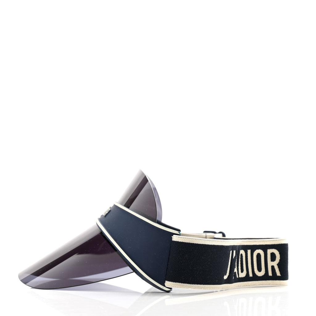 Mirrored DiorClub V1U Sun Visor Blue