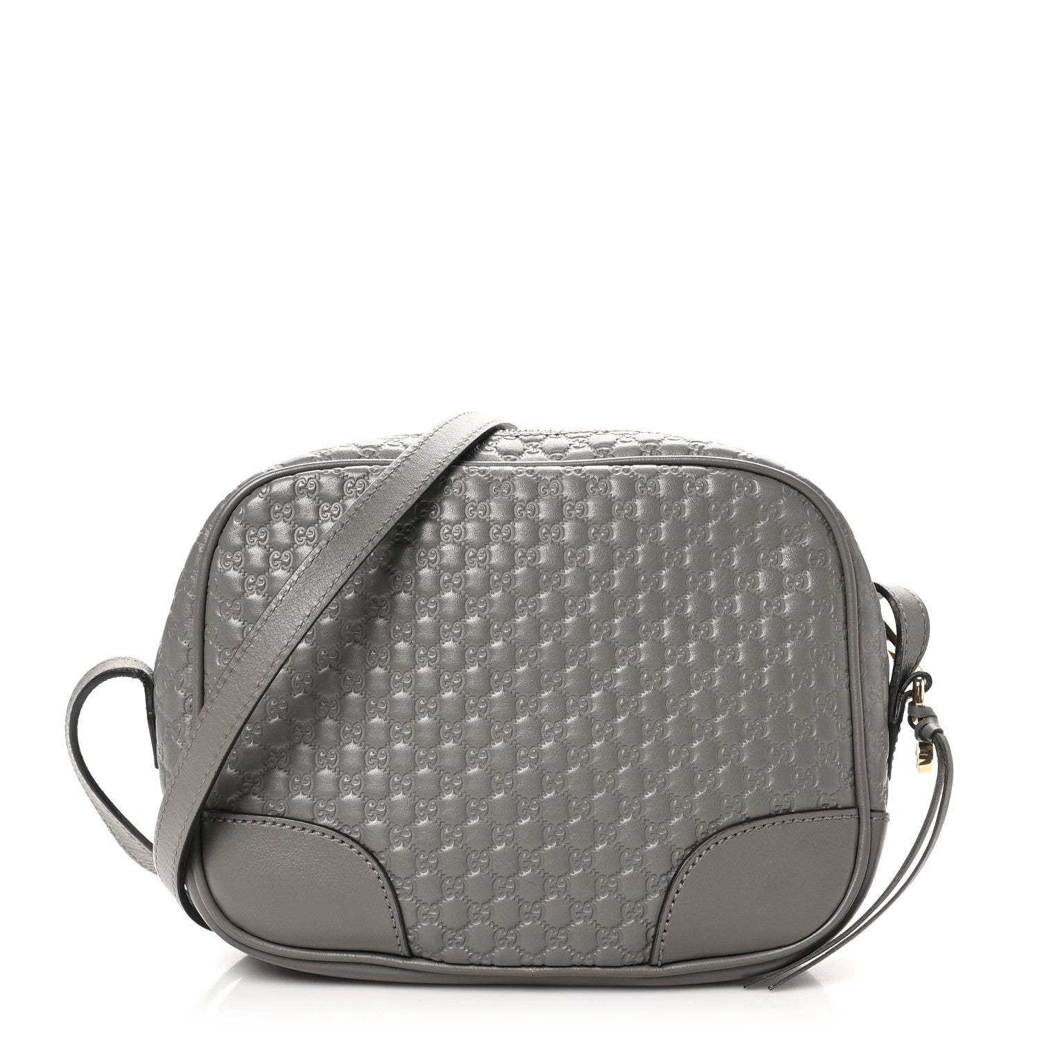 Microguccissima Mini Bree Messenger Bag Grey