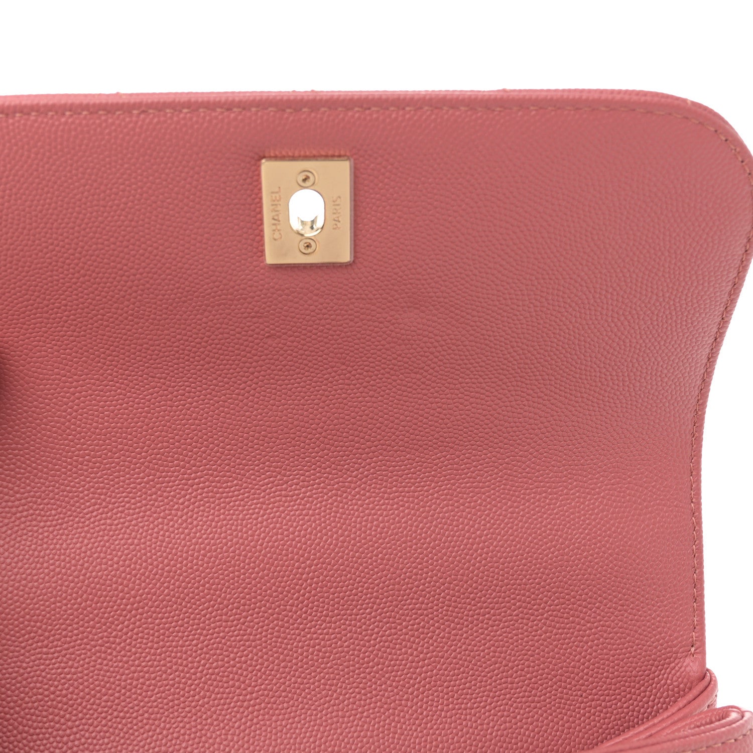 Caviar Quilted Small Business Affinity Flap Dark Pink