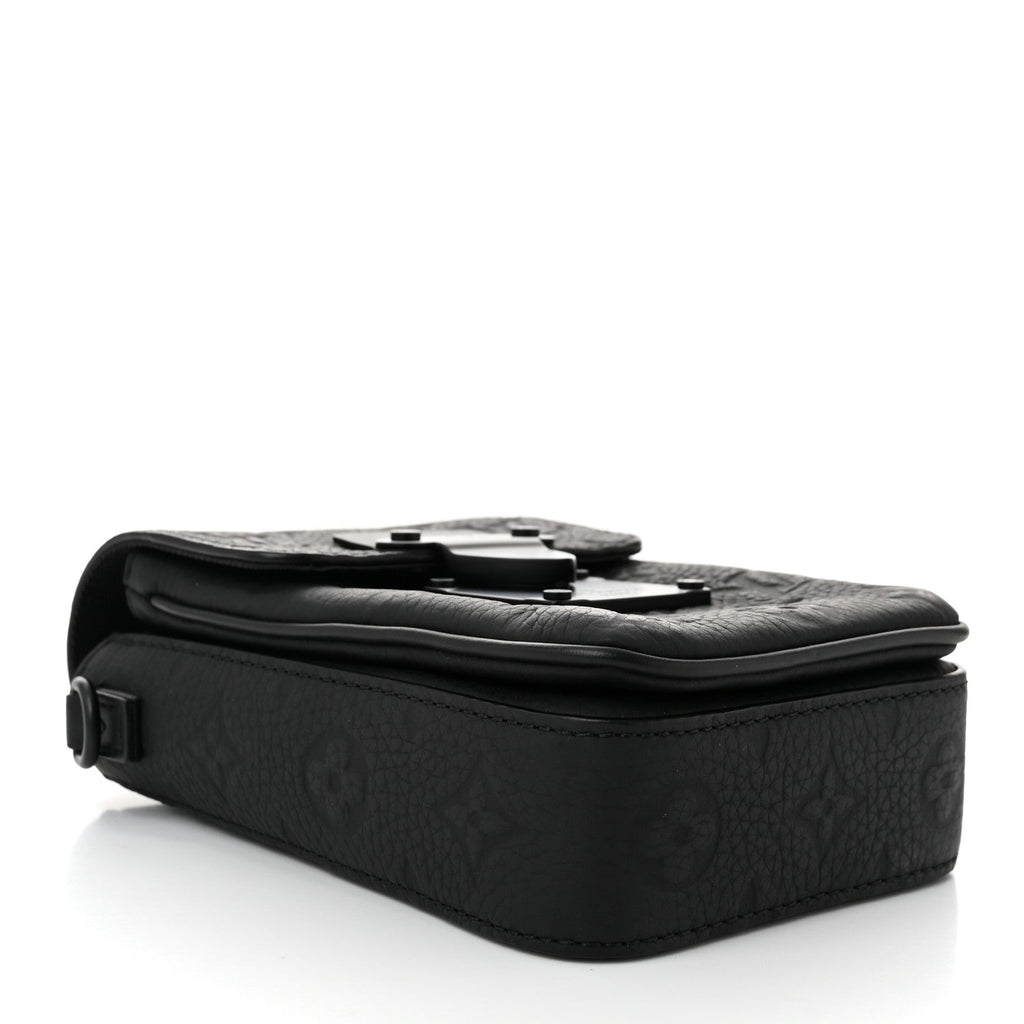 Taurillon Monogram S Lock Wearable Wallet Black