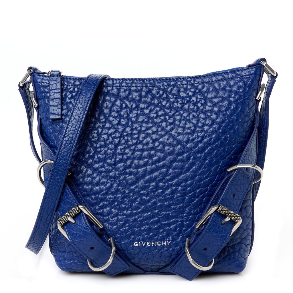 Calfskin Small Voyou Bag Saphir Blue