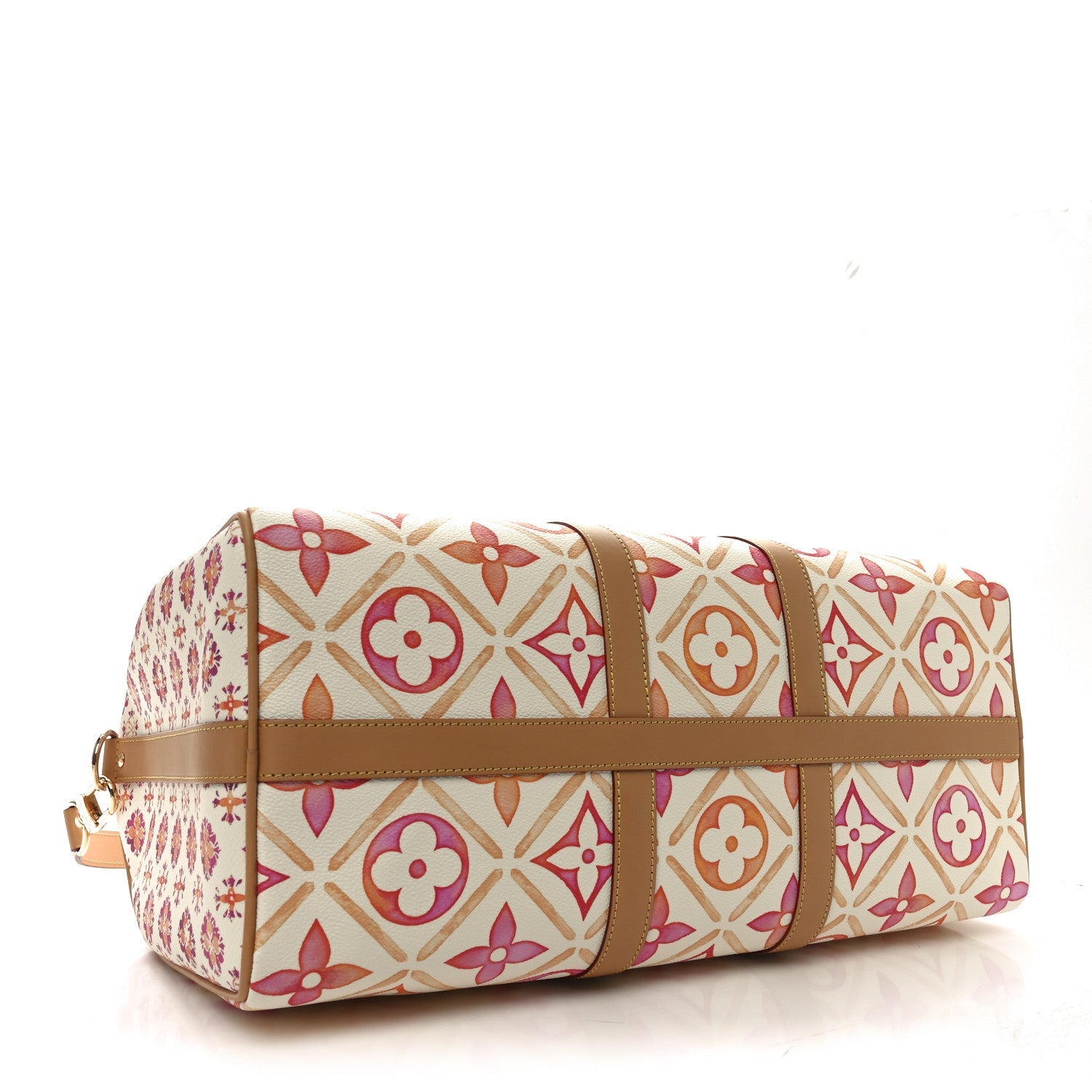 Monogram Tiles By The Pool Keepall Bandouliere 45 Coral