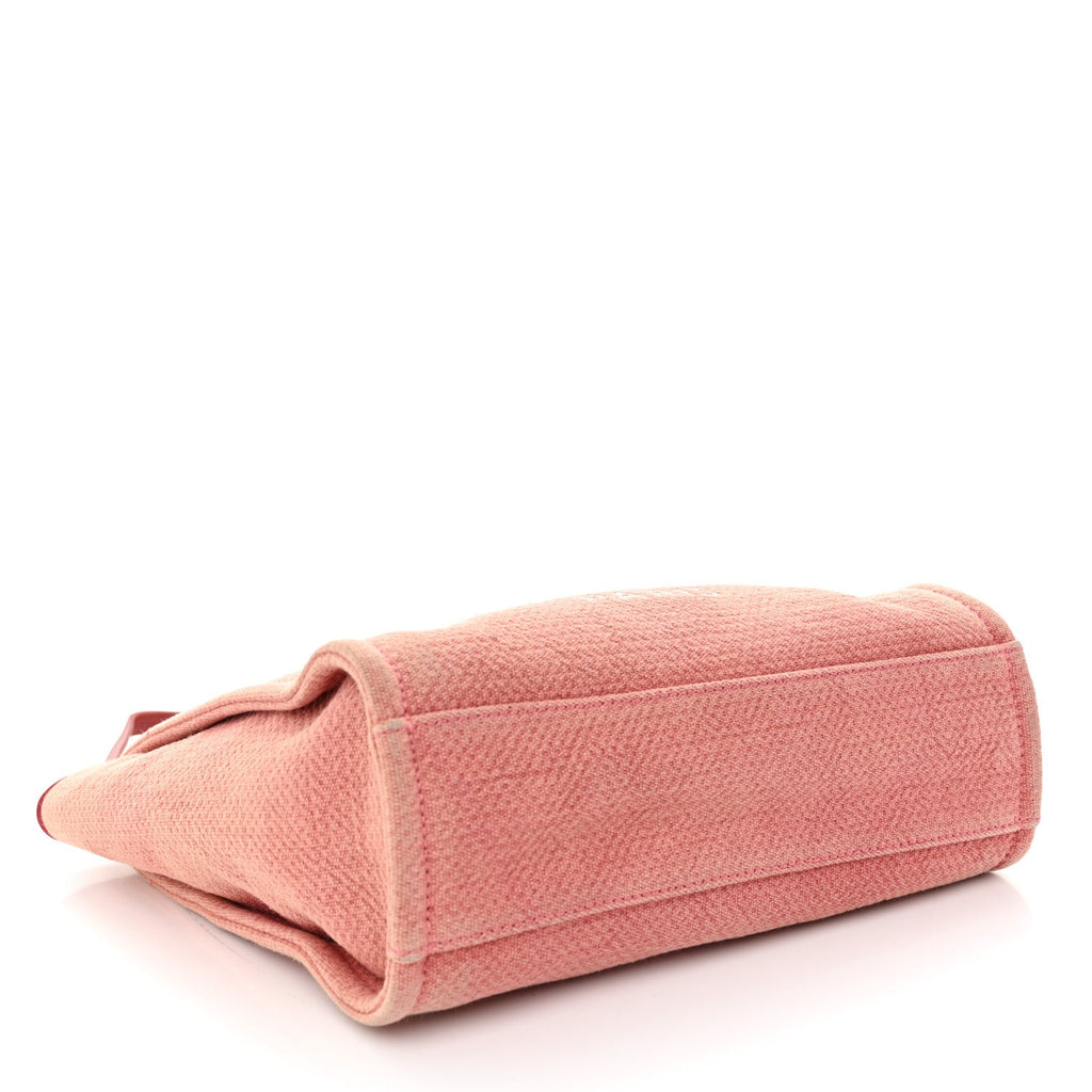 Canvas Mini Deauville Tote Red