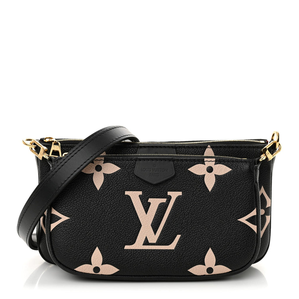 Empreinte Monogram Giant Multi Pochette Accessories Black Beige