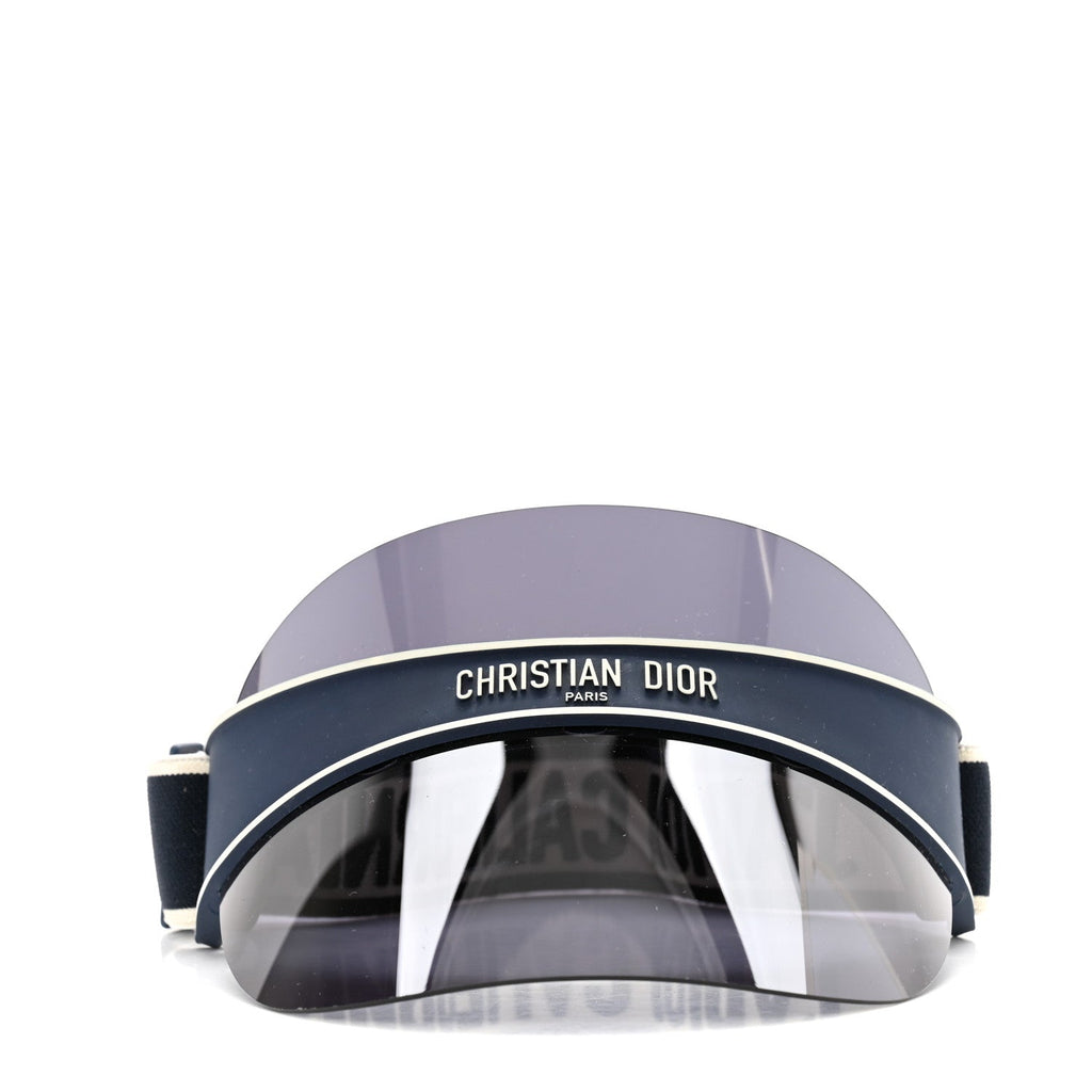 Mirrored DiorClub V1U Sun Visor Blue