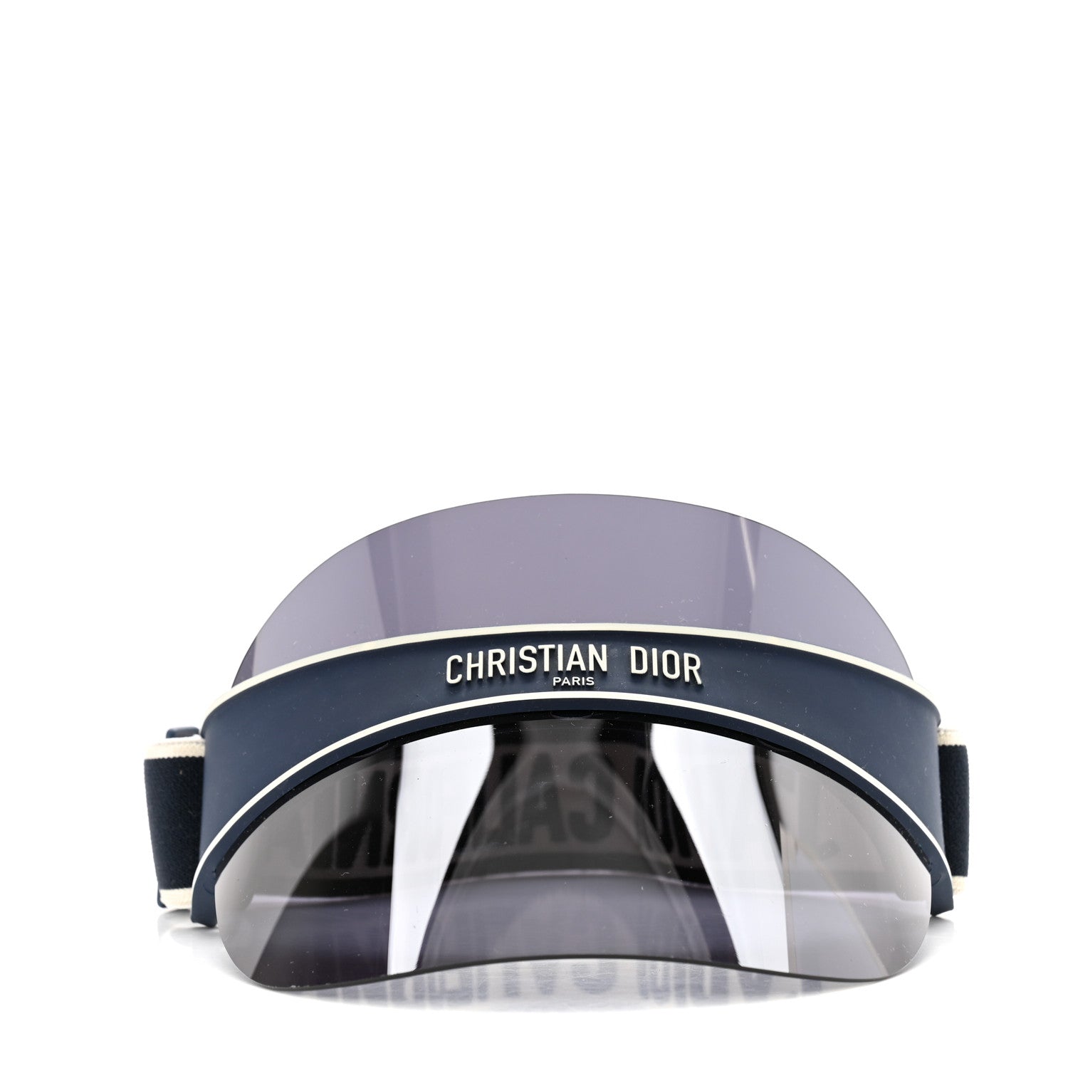 Mirrored DiorClub V1U Sun Visor Blue