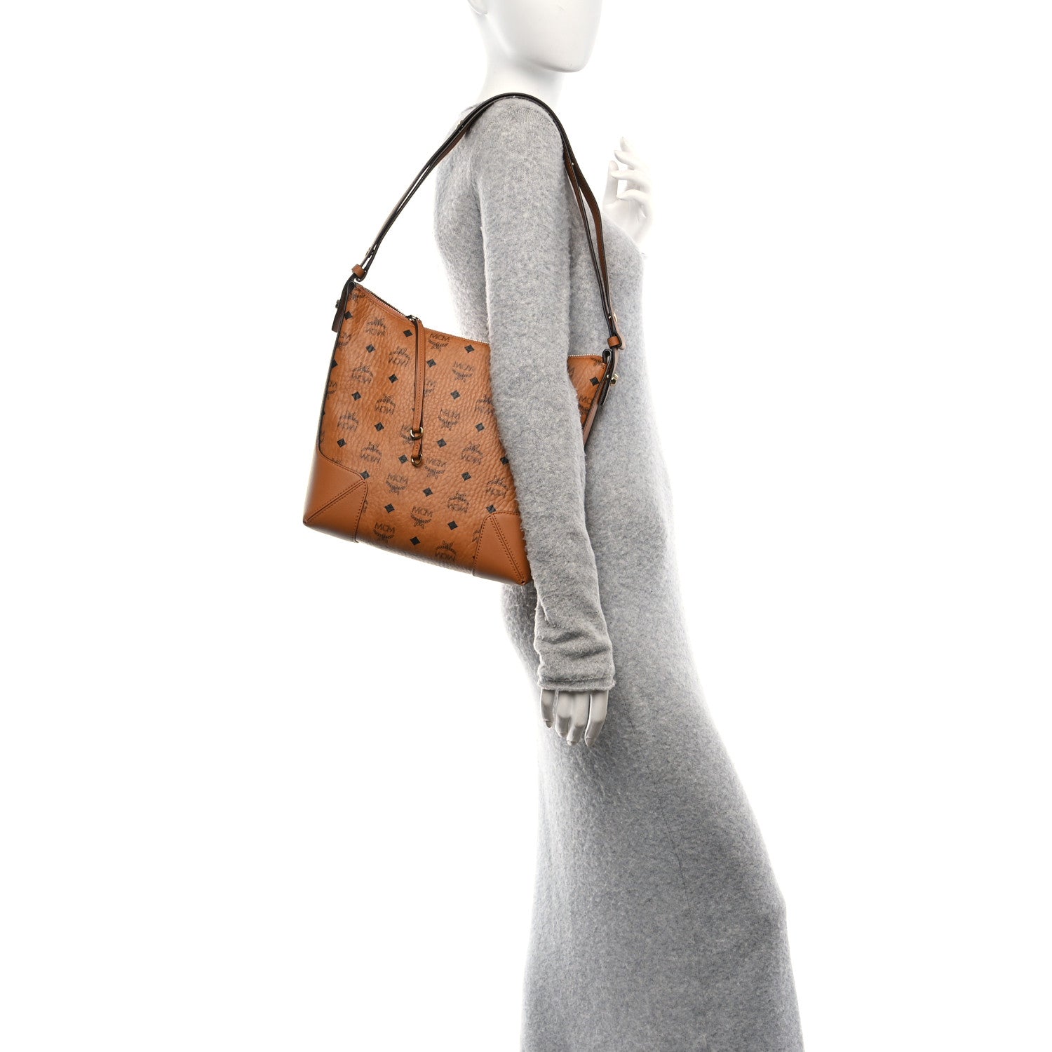 Visetos Medium Klara Hobo Cognac