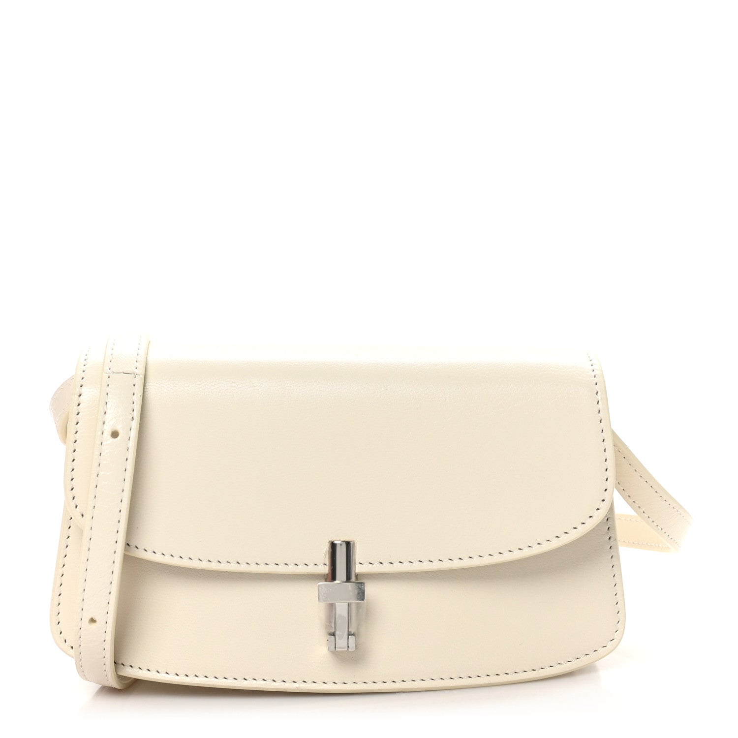 Smooth Calfskin The Sofia E/W Crossbody Ivory