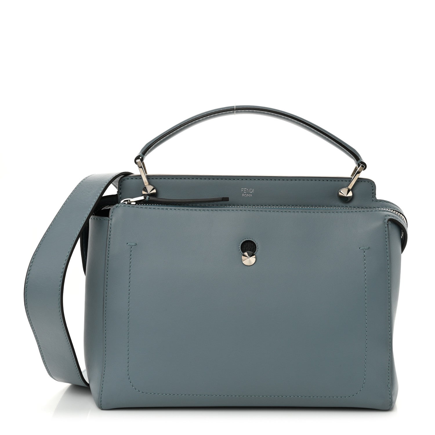 Vitello Baltico Dolce DotCom Satchel Blue