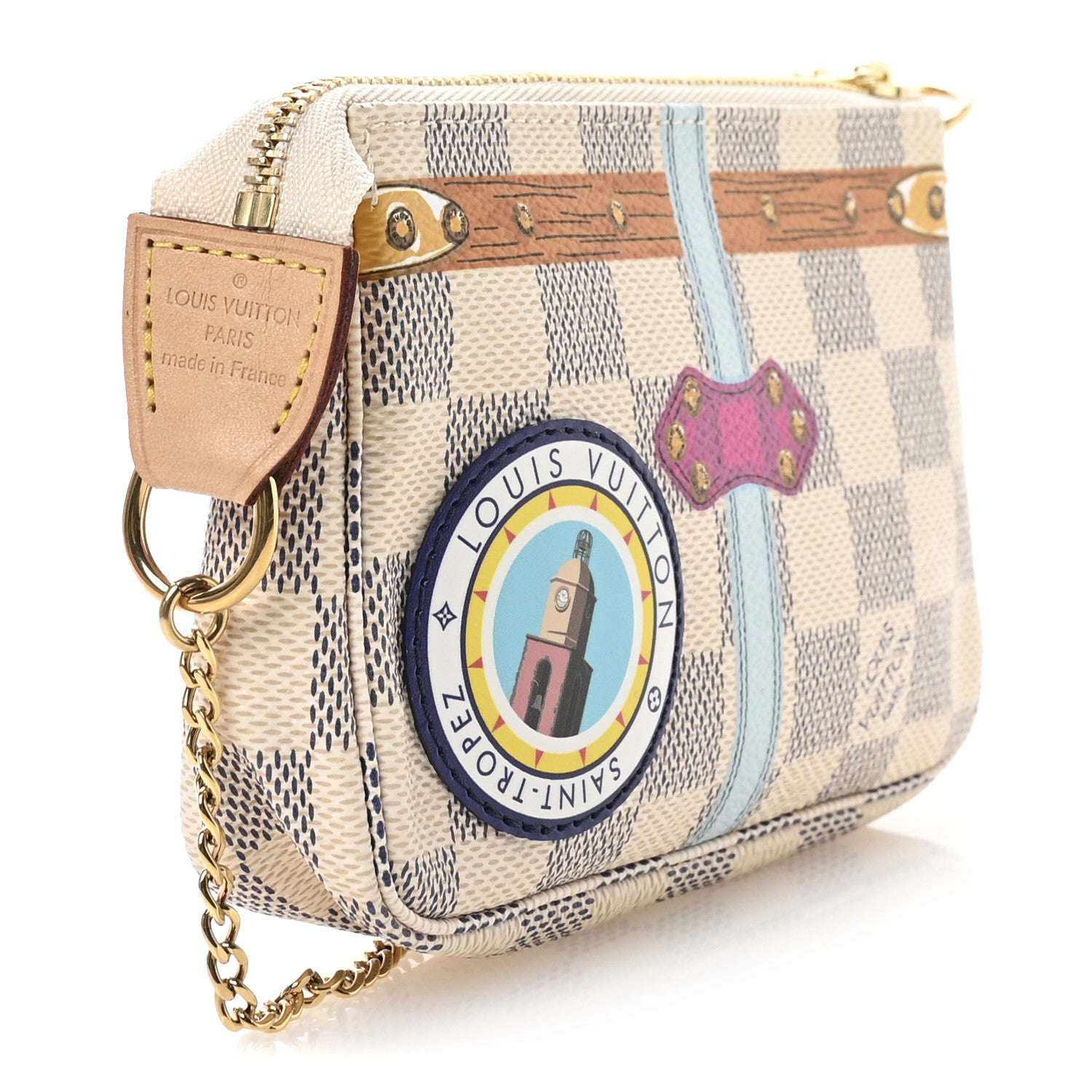 Damier Azur Summer Trunks Saint Tropez Mini Pochette Accessories