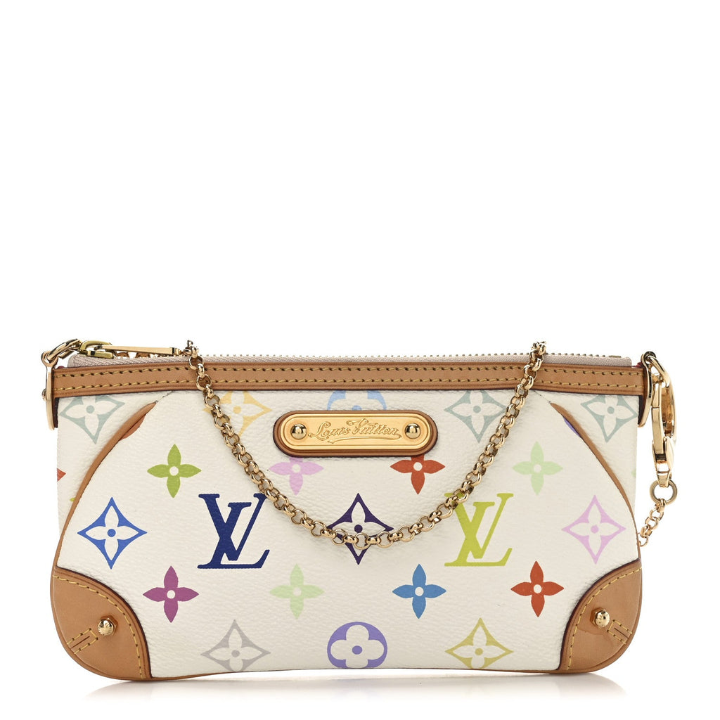 Monogram Multicolor Pochette Milla MM White