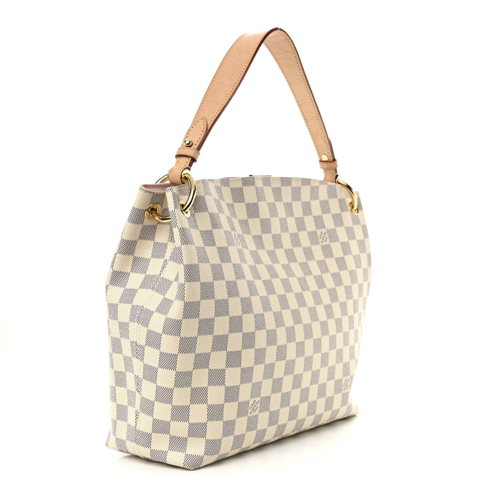 Damier Azur Graceful PM Rose Ballerine