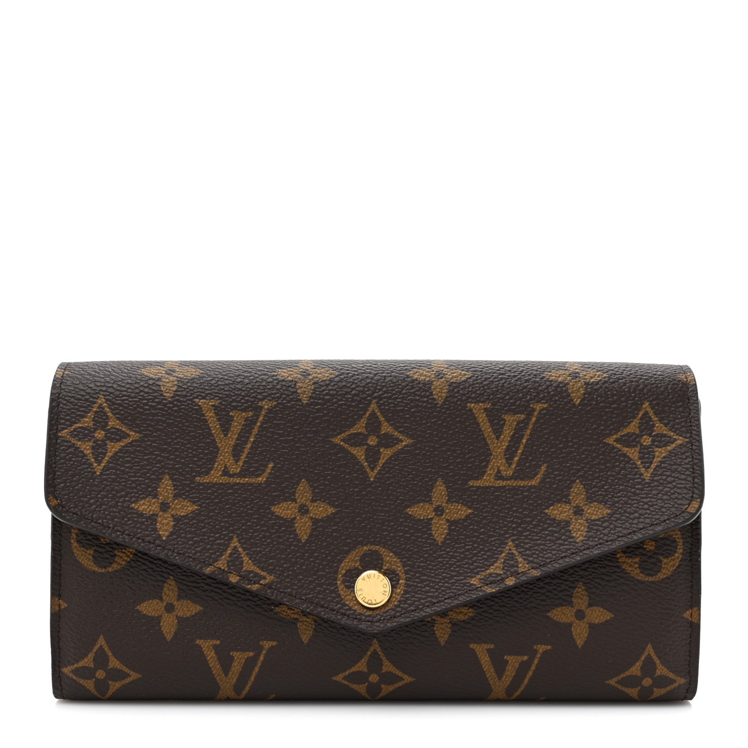 Monogram Sarah Wallet NM Coquelicot