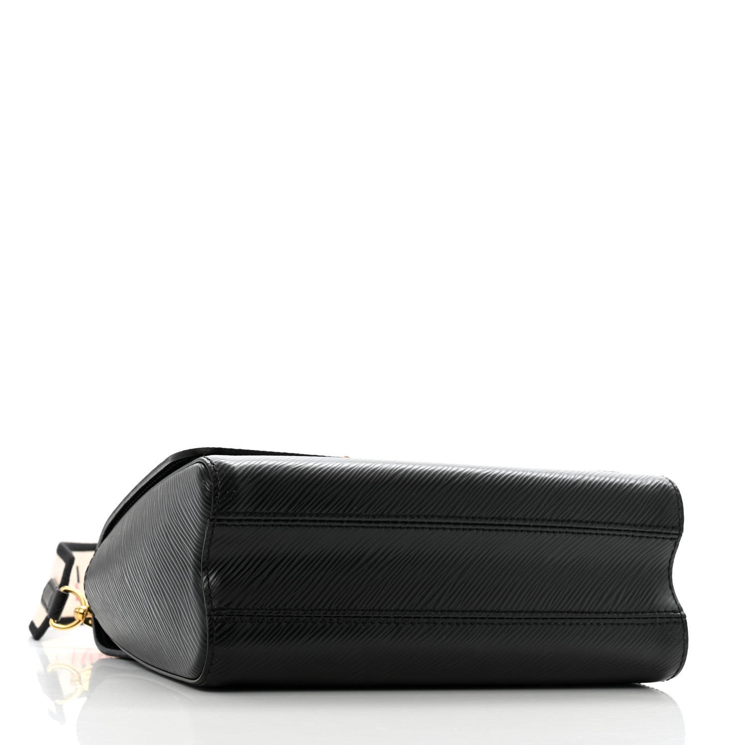 Epi Twist Top Handle Shoulder Bag MM Black