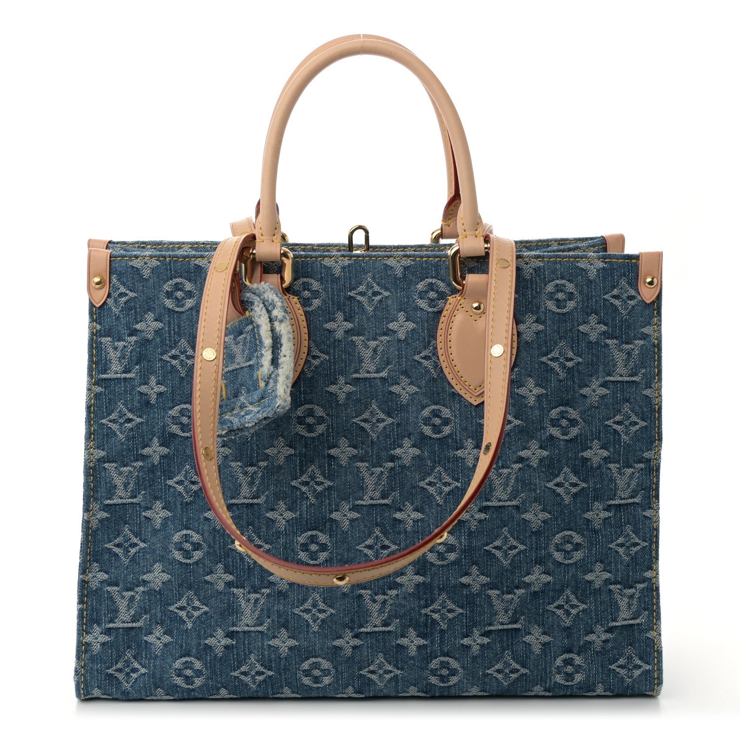 Monogram Denim Onthego MM Blue