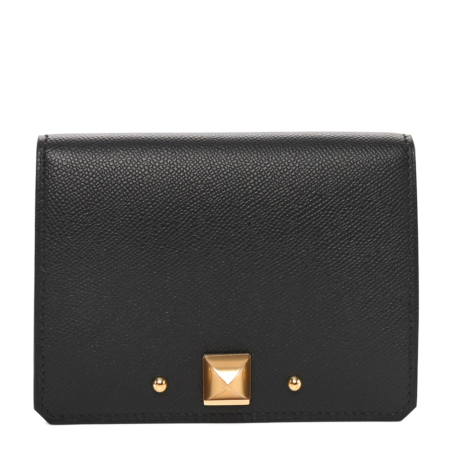 Madame Calfskin Medor  Holder Black